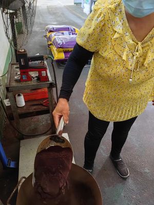 Poudre d'aliments pour animaux avec sang de canard et de poulet frais 5% de teneur en fibres